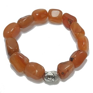 Bracelet en pierre de cornaline rouge, bracelet en pierre de cristal, bijoux de mode pour hommes et femmes, cadeau, énergie, méditation - Product Image 6