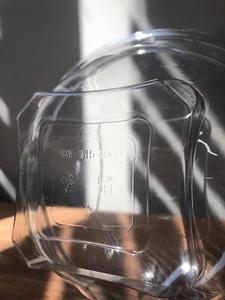 Ustensiles de cuisine de haute qualité Offre Spéciale HoReCa ménager jetable 1000cc Pet couvercle à charnière rond grand bol à fruits pour salade - Product Image 3