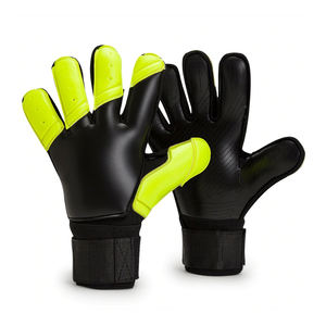 Gants de gardien de but en cuir sur mesure de haute qualité pour mains larges Sangles réglables pour un ajustement parfait à l'extérieur - Product Image 1