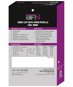 Capuchon de genou en anneau de gel de rotule ouvert Fournitures d'instruments de rééducation postnatale efficaces pour la thérapie - Product Image 3