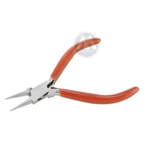 130mm Stainless Steel Round Nose <b>Pliers</b> Red DIY Handmade <b>Jewellery</b> Making Tool New Condition - Product Image 4