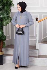 Nouvelle saison vêtements islamiques d'hiver pour femmes robe Abaya caftan tunique Dubaï mode islamique musulmane robes islamiques de fabrication turque - Product Image 4