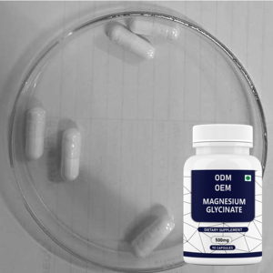 Glycinate de magnésium 90 capsules Fabrication sur mesure Capsules de magnésium Glycinate Citrate Taurate Complexe triple de magnésium - Product Image 2