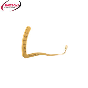 Surtechs Manual PCL Tibial Aimer Rodilla Artroscopia Fórceps Acero inoxidable Instrumento quirúrgico Cuchillo - Product Image 3