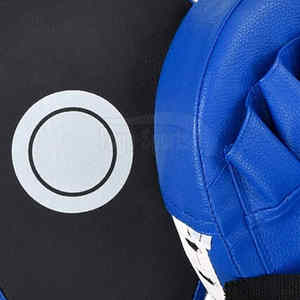 แผ่นเน้นสำหรับผู้ใหญ่อุปกรณ์มวยหนังวัวออกแบบโลโก้ได้ตามต้องการสำหรับใช้ในกีฬา - Product Image 2