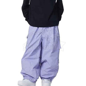 Pantalones de Esquí Casuales Ligeros y Ajustables, Transpirables, Resistentes al Viento, Cálidos, Diseño para Nieve y Exteriores, Poliéster/Nailon - Product Image 2