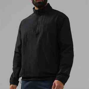 Jersey ligero con cremallera de cuarto para hombre, camiseta atlética transpirable de secado rápido, para correr, senderismo, ropa informal diaria, ecológica - Product Image 6