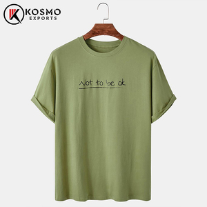 T-shirt Homme Personnalisé en Coton 100% de Haute Qualité, Écologique, Respirant, à Manches Courtes, Fabriqué sur Mesure, Pas Cher, 300g, Vierge - Product Image 4