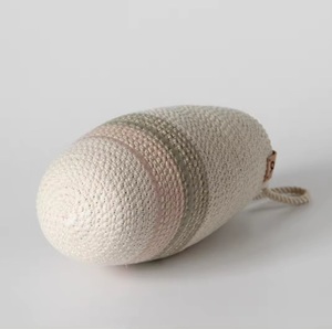 Panier en corde de coton tissé décoratif de qualité supérieure panier suspendu de stockage de bouteilles et de clés panier en corde de coton à vendre - Product Image 6