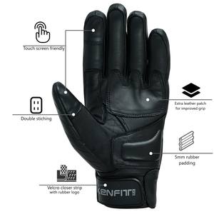 แจ็กเก็ตมอเตอร์ไซค์หนังวัวแท้สำหรับผู้ชายใส่เล่นกีฬาได้ทุกฤดู - Product Image 1