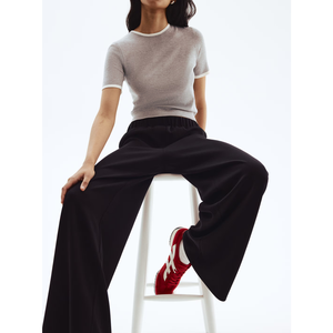 Pantalon à enfiler pour femmes, jambe droite, coton de qualité supérieure, sur mesure pour les femmes, vêtements fabriqués au Bangladesh, vente en gros directement de l'usine - Product Image 1