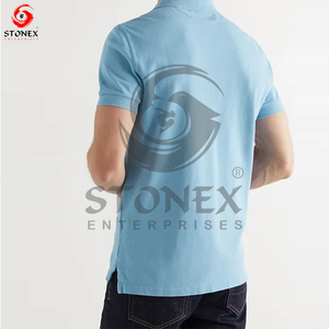 Summer Business New T-shirt Polo à manches courtes pour hommes Lapel Leisure Solid Color Fashion T-shirt - Product Image 3