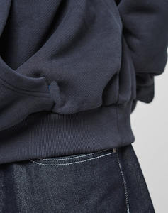 Nuevas sudaderas con capucha Vintage para hombre, sudaderas Boxy Fit de gran tamaño con hombros caídos, peso pesado, 100% algodón, felpa francesa 450GSM, teñido liso - Product Image 6