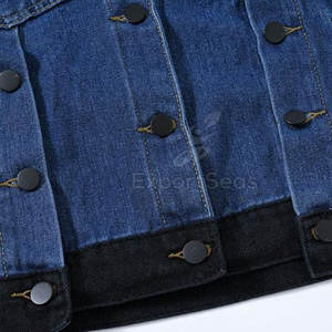 Bas quantité minimale de commande Femmes Jeans Vestes Respirant Femmes Jeans Vestes Conception Personnalisée Femmes Jeans Veste - Product Image 6