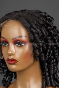 วิกผม HD LUXURY แบบ Pixie Curl ผมแท้เวียดนามจากผู้บริจาคหลายคน วิกผมแบบเย็บด้วยเครื่องจักร - Product Image 4