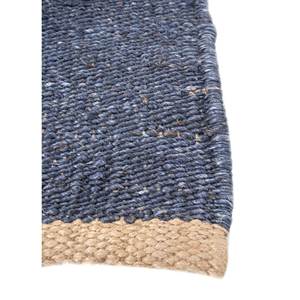 พรมปูพื้นสีน้ำเงินลายทอแบนจากปอกระเจาและป่าน รุ่น Pdjt-666 สำหรับใช้ในบ้าน ลวดลายแบบนามธรรม - Product Image 4