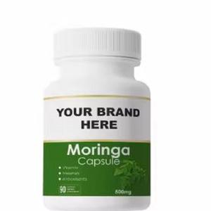 Meilleur prix Exportation Qualité alimentaire Extrait de plantes Capsules de Moringa pour une peau saine et éclatante Emballé dans une bouteille Inde Fournisseur - Product Image 1