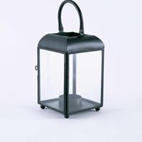 Farol de Metal Clásico Grande, Hecho a Mano, Decoración Única para el Hogar, Patio, Impresión en Relieve, Portavelas de Vidrio Navideño