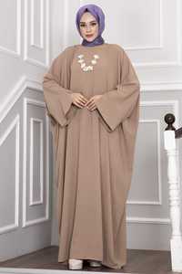 Wholesale Cashmere Applique <b>Abaya</b> Muslim Dress for Women Long Sleeve <b>Prayer</b> Clothing Middle East 1000 Pcs In-Stock - Product Image 2
