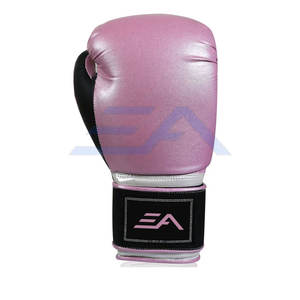Gants de boxe en cuir véritable personnalisés, respirants, avec sangle de poignet réglable antidérapante et fermeture auto-agrippante, haute qualité - Product Image 5