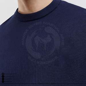 Premium Mawra 100% <b>Wool</b> Embroidered Men's Luxury High Quality Winter Streetwear Warm Outdoor Designer Pullover Sweatshirt - Product Image 3