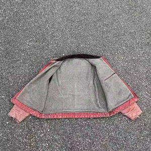 Chaqueta vaquera con botones cubiertos sólidos en la parte delantera y logotipo personalizado para hombre, chaqueta vaquera informal de algodón OEM de la mejor calidad - Product Image 6