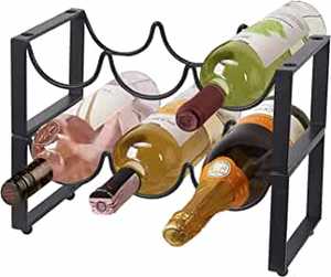 Estantes de soporte de vino de Metal hechos a mano de último diseño Estantes de botellas de varios niveles de nuevo diseño para fiesta Decorativo y elegante - Product Image 3