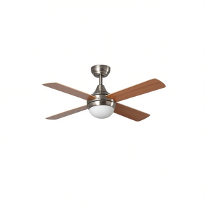 Ventilateur de plafond en bois de 110 cm avec lumière LED - Product Image 2
