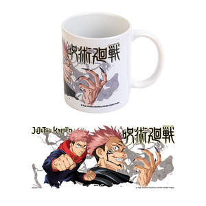 Taza de Diseño Animado Resistente de Jujutsu Kaisen con Yuji y Sukuna para Presentaciones - Product Image 3