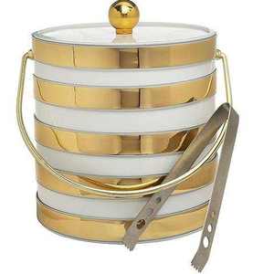 High On Demand Gold Plated Custom Beer <b>Ice</b> <b>Bucket</b> Stainless Steel <b>Ice</b> <b>Bucket</b> With Tong for Beer Cooling Usage Bottle Chiller - Product Image 2