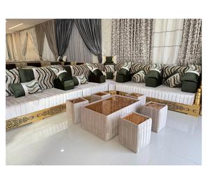 Sofá estilo Majlis árabe, diseño clásico, elegante conjunto para sala de estar, asientos de esquina de lujo, diseño que ahorra espacio - Product Image 1