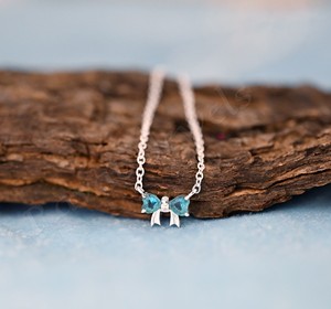 2025 High Quality Solid 925 Sterling <b>Silver</b> Butterfly Necklace Rhodium Plated Custom Wholesale <b>Fine</b> Jewelry Exclusive Gift - Product Image 3