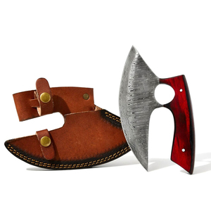 Cuchillo Ulu Hecho a Mano con Hoja de Acero Inoxidable, Cuchillo Ulu para Cocina y Preparación de Alimentos, Cuchillo Ulu Tradicional - Product Image 2