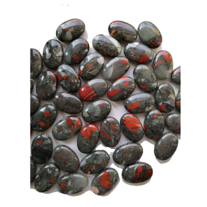 Piedra de Palma de jaspe de sangre africana de cristal Piedra Natural Piedra preciosa curativa Guijarro Palma tallada Ágata de cuarzo Piedras de Palma de cristal - Product Image 6