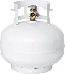 Wholesale Flame King YSN11SQT 11 Pound Propane Tank Cylinder Squatty with Type 1 OPD Valve, White