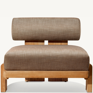 Fauteuil simple durable en bois de teck au style moderne, idéal pour le jardin et l'extérieur - Product Image 6