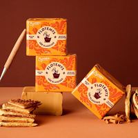 Boîte à biscuits élégante et de qualité supérieure en kraft blanc avec doublure en feuille métallisée, laminage mat, écologique, jetable, adaptée aux aliments, pour biscuits gourmands, chocolat