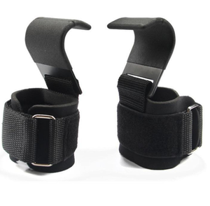 Sangles en néoprène de haute qualité avec logo personnalisé Crochet en métal pour entraînement Gym Sangles de musculation Crochet - Product Image 1