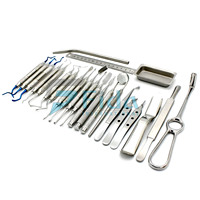 Fida Nouveau Kit de Chirurgie Dentaire Manuelle Avancée pour Implants, 33 Pièces, Certifié ISO13485 FD-ADSK-5600 Classe I, Garantie 1 An, Certifié MFDS