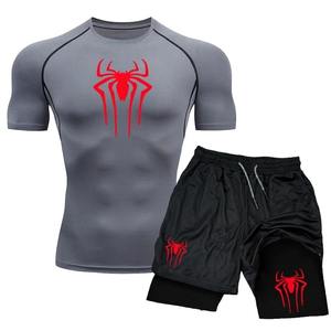 Summer New 2025 100% Cotton T-Shirt Sets Premium <b>3D</b> <b>Printed</b> Shorts Set for Men Custom Breathable Shorts Shirt Set - Product Image 3