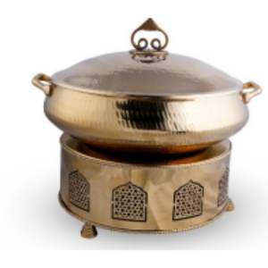 Rose Gold Ring Chafing Dish | Premium Stainless Steel Buffet <b>Food</b> <b>Warmer</b> for Hotel Catering & Banquet Use - Product Image 6