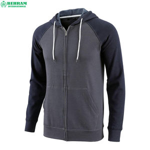 Sweat-shirt unisexe à capuche zippé chaud d'hiver 100 % coton molletonné épais respirant séchage rapide avec logo personnalisé sur le devant - Product Image 3