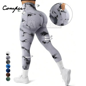 Vêtements de yoga femmes ascenseur Fitness Leggings tissu respirant conception femmes ascenseur Fitness Leggings vente directe d'usine - Product Image 4