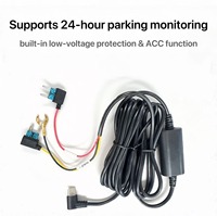 Kit de câblage pour caméra embarquée Type-C 5V 2.5A, câble de câblage DVR avec protection contre les basses tensions, chargeur GPS pour caméra embarquée, ligne d'alimentation