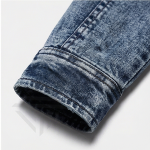 Chaqueta Casual para Hombre con Logotipo Personalizado, Chaqueta Vaquera de Moda Urbana, Prenda Exterior Moderna, Chaqueta de Alta Calidad al por Mayor - Product Image 6