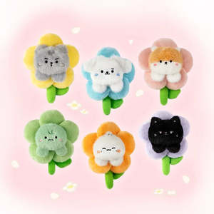 MONSTA X - MONMUNGCHI 2026 Minimini Blumen-Plüsch-Schlüsselanhänger (Mitgliedsauswahl) - Product Image 1