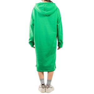 Vente en gros de sweat-shirt à capuche en polaire long pour femmes est-ouest vert pour femmes - Product Image 3