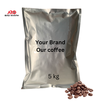ARABICA Gebrande Koffie Hoge Kwaliteit 0,25Kg Rijke Aroma Met Mango Appel Bessen Fruit Smaak VIETNAM Levering Rechtstreeks Van De Fabriek