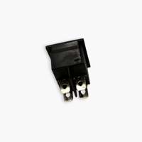 Lot de 10 interrupteurs à bascule KCD1 2P en plastique noir avec lampe LED étanche SPST Fonction marche/arrêt 16A 250VAC Tension maximale Certifié CQC - Livraison gratuite