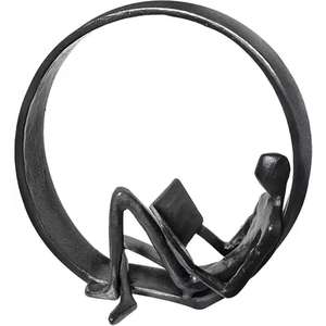 Figurine en métal moderne de style européen américain Ornement minimaliste créatif pour la décoration de la maison Motif abstrait pour le salon - Product Image 1